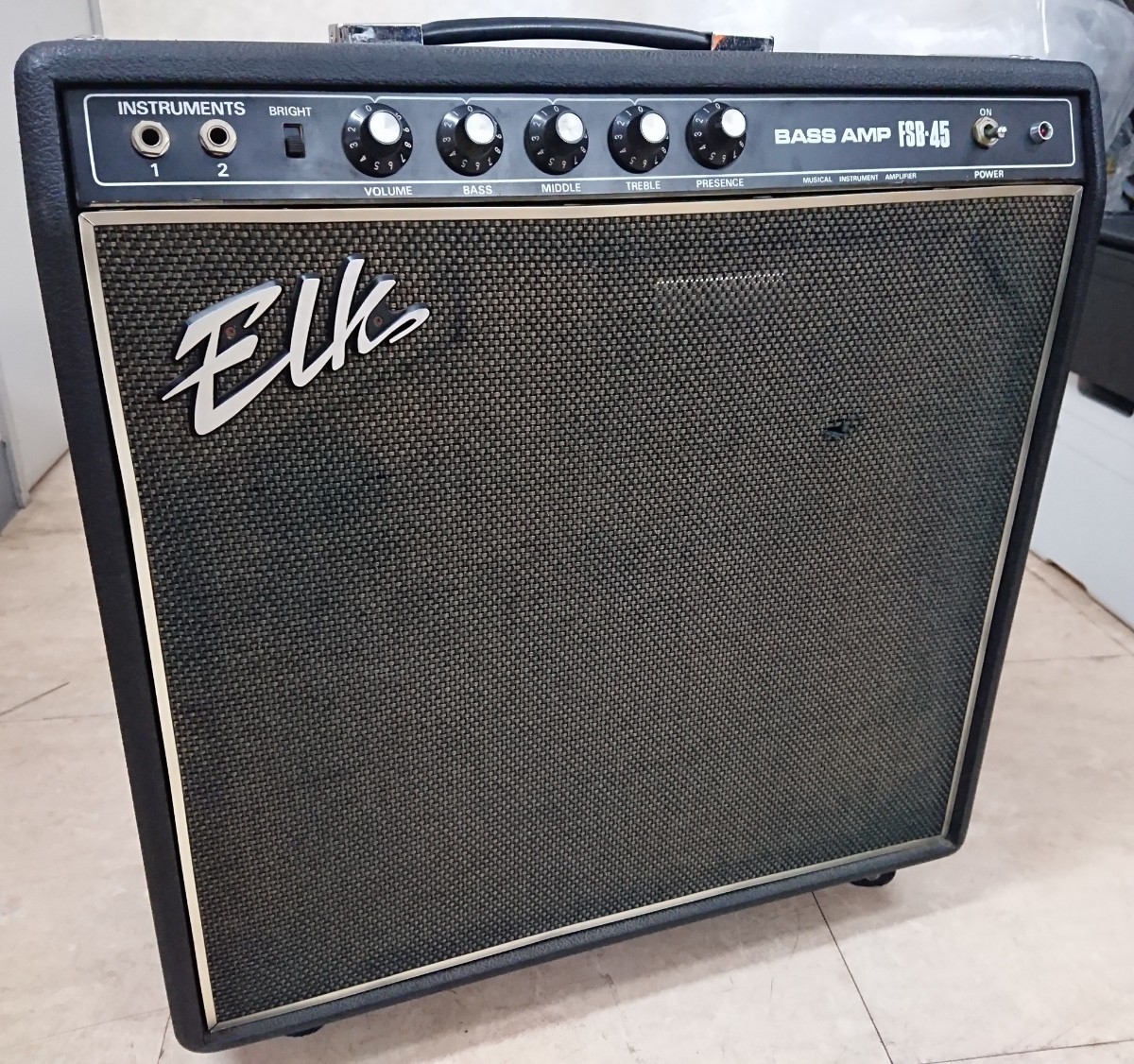 Elk FSB-45 vintage bass combo amp 管理1024 ELK エルク BASS AMP FSB
