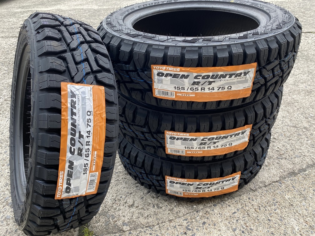 155/65/R14 TOYOノーマルタイヤ ホイール付4本セット 2022年製 【公式