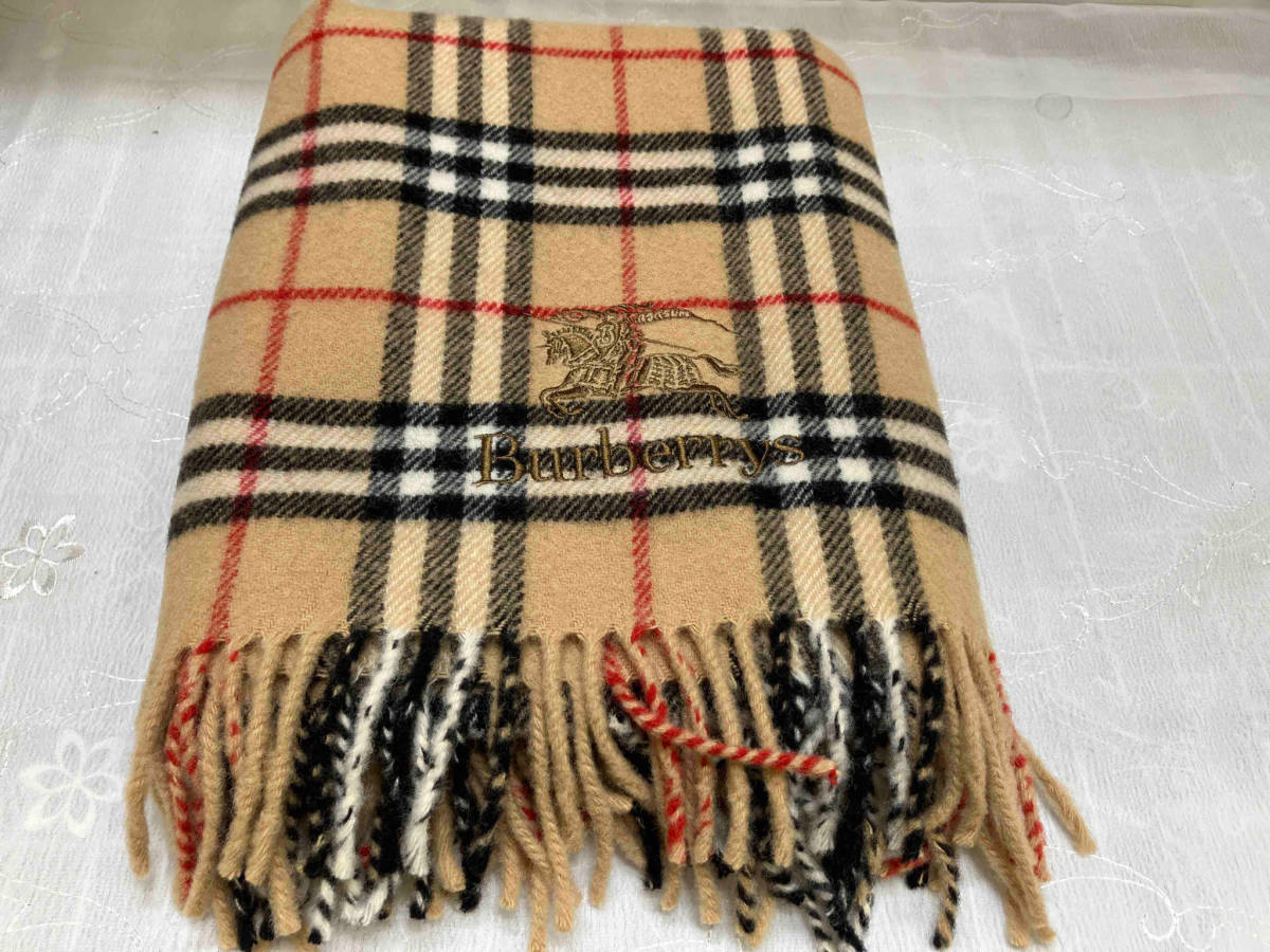 バーバリー ひざ掛け ノバチェック ウール100% 65×120cm Burberry