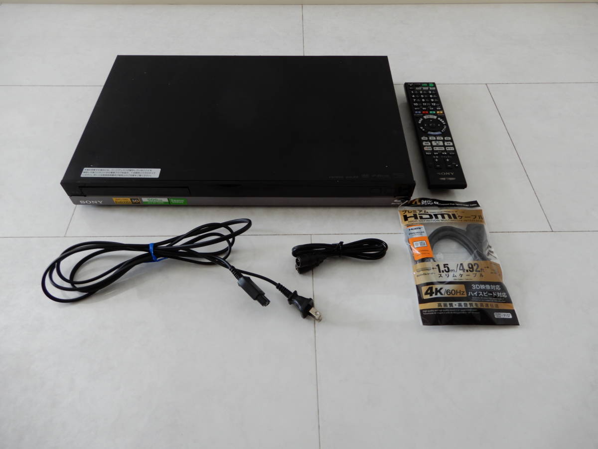 ソニー SONY 500gb ブルーレイレコーダーの通販 hdd内蔵 BDZ-EW500