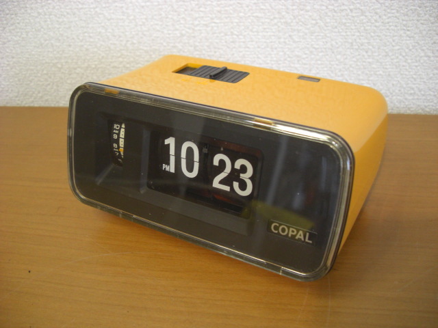COPAL パタパタ時計 - コパル Yahoo!オークション 1977年製 COPAL大型