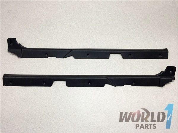 AE86 トレノ レビン 後期 純正 サイドシルトリム 左右セット 内装品 黒内装 AE85 TRUENO LEVIN 旧車 当時物