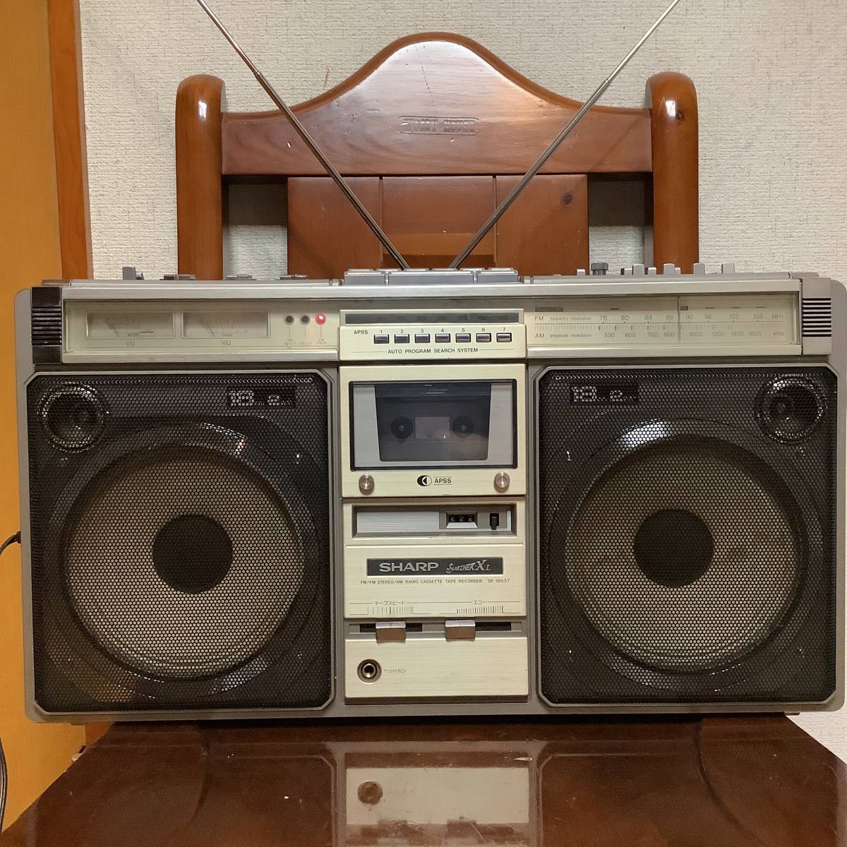 SHARP 大型 ラジカセ GF-505ST サーチャーラジオ SEARCHER ラジカセ SHARP シャープ THE SEARCHER-XL GF-505ST ラジカセ SHARP