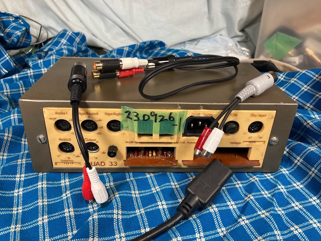 QUAD 33 プリアンプ 完動品 【3ヶ月保証】 QUAD33 【公式通販】