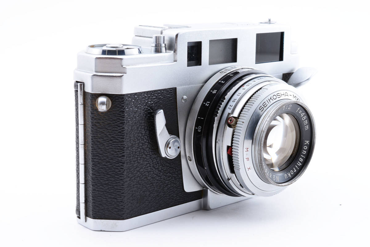 外観・光学美品】コニカ KONICA ⅢA 48mm F/2 フィルムカメラ 難あり