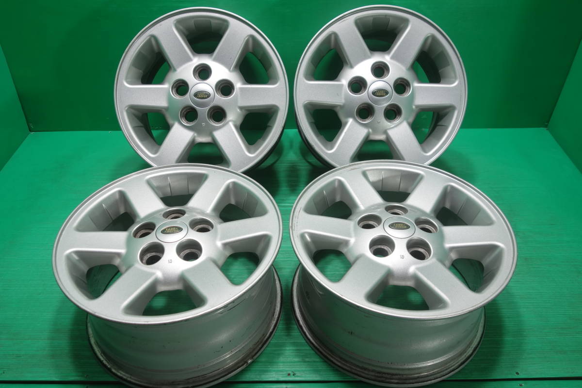 K2305 送料無料 ランドローバー LAND ROVER 純正 16-8J PCD120.65 5H +57 ハブ径約70ｍｍ 4本セット 16インチ