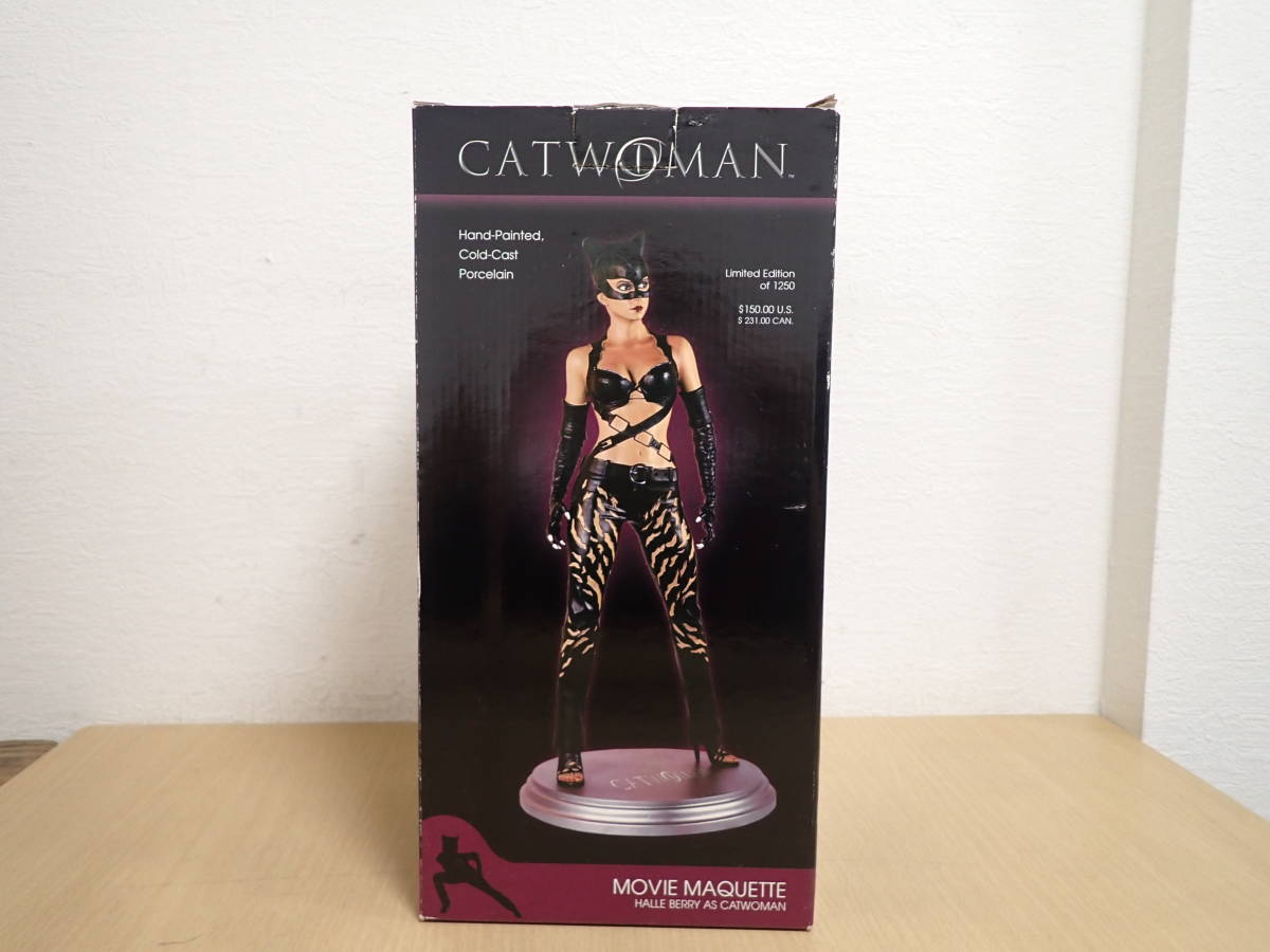 「5094/S4C」DC DIRECT Catwoman キャットウーマン Movie Maquette Halle Berry as CATWOMAN コールドキャストフィギュア 全高約25cm 