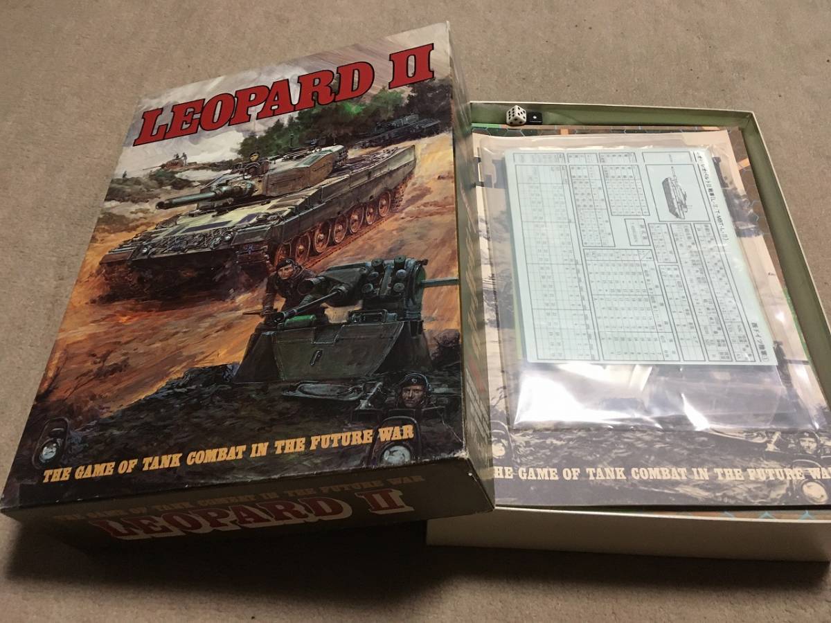 ツクダ　レオパルトⅡ　レオパルト2　タンクコンバットの最終版　(ユニット未切断、プレイに必要な物はすべて揃ってます）送料込み