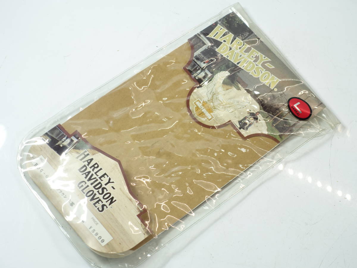 新作登場,人気セール 当時物★新品 未使用品★室内暗所長期保管★ハーレー・ダビッドソン★美品 バイク用 ブラウン ツーリンググローブ レーシンググローブ (L)