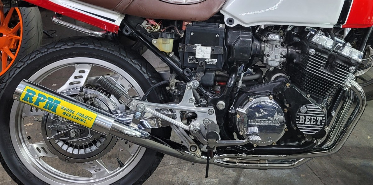 HONDA.CBX400F用RPM菅マフラー/CBX550F中古 美品 CBX400F NC07 RPM菅 