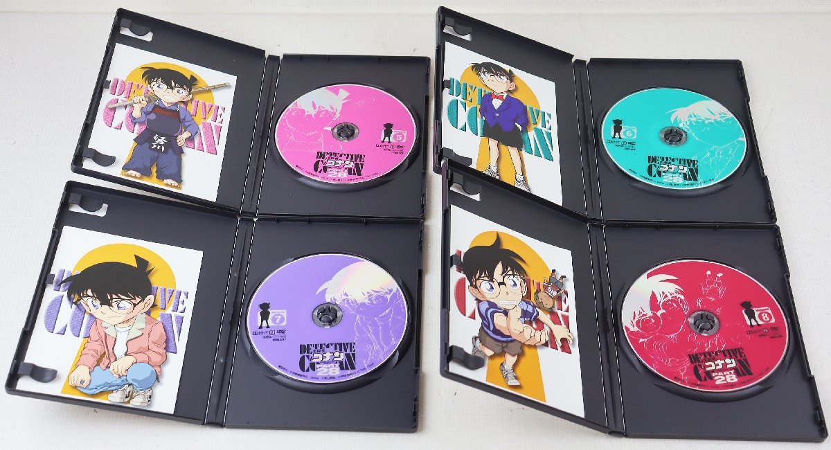 TVアニメ名探偵コナン PART28 全8巻 [DVDセット] 中古DVD 名探偵