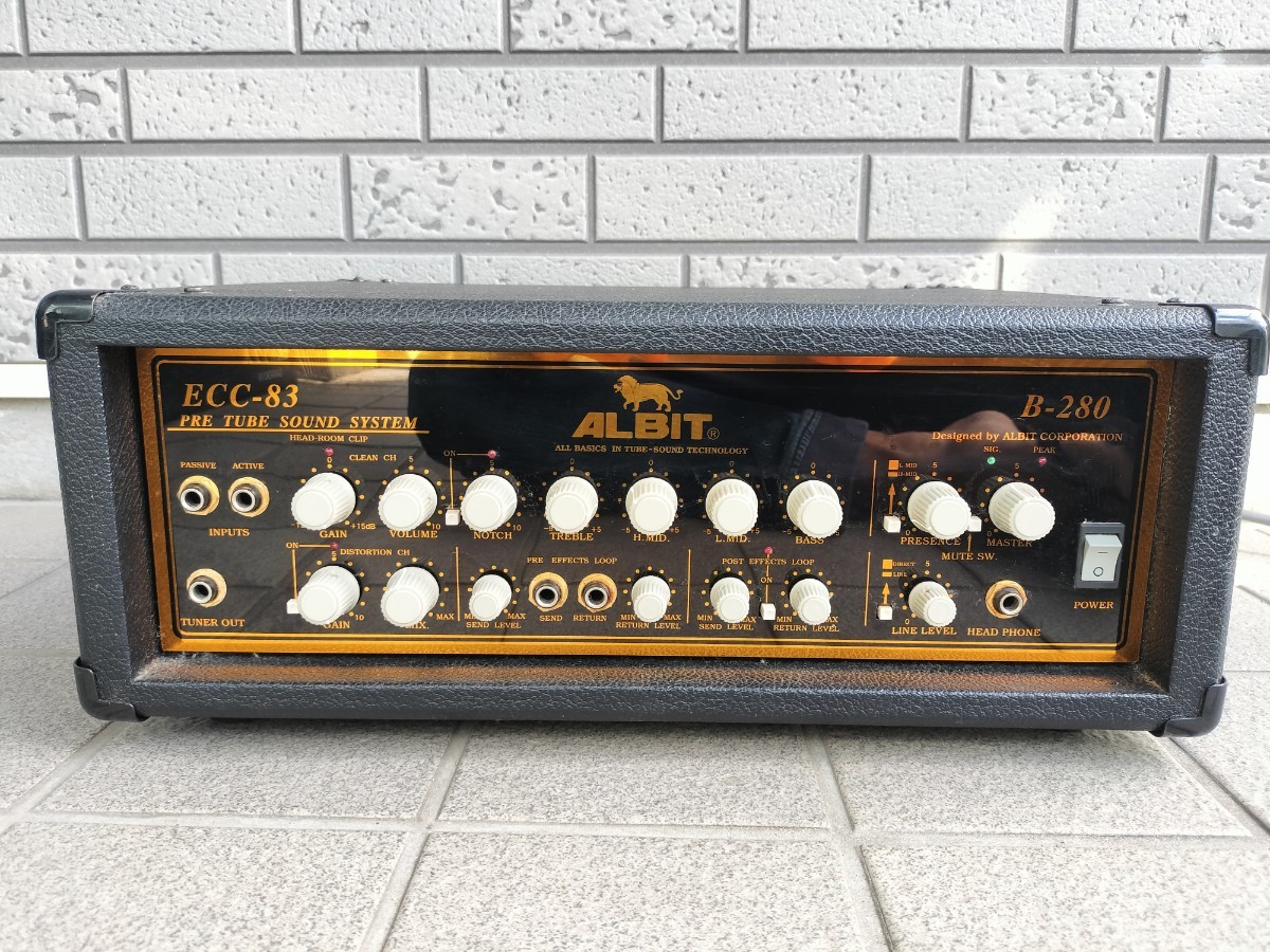 ALBIT】B-280 ベースアンプ アルビット 【現状品】 アルビット ALBIT 