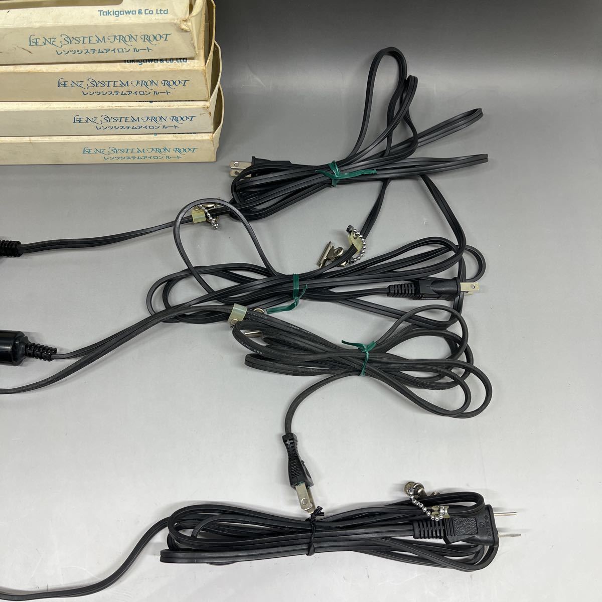 理容道具 LENZ レンツシステムアイロン ルートR-6 R-8 R-10 R-12 4点まとめて ヘアアイロン コテ アイパー 中古品