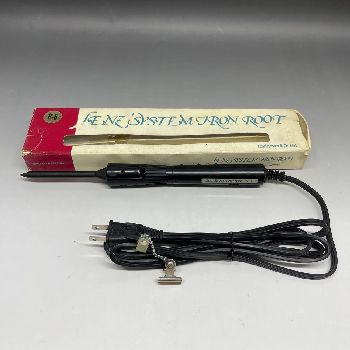 理容道具 LENZ レンツシステムアイロン ルートR-6 R-8 R-10 R-12 4点まとめて ヘアアイロン コテ アイパー 中古品