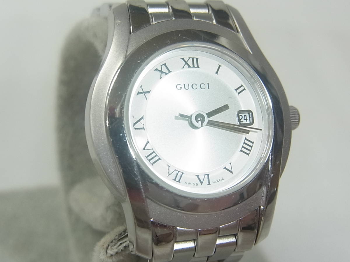 9112 GUCCI グッチ 5500L レディース クォーツ 電池交換済み 9112GUCCI