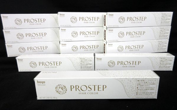 送料300円(税込)■is105■hoyu 業務用 PROSTEP ヘアカラー剤 GS8(80g) 日本製 12点【シンオク】