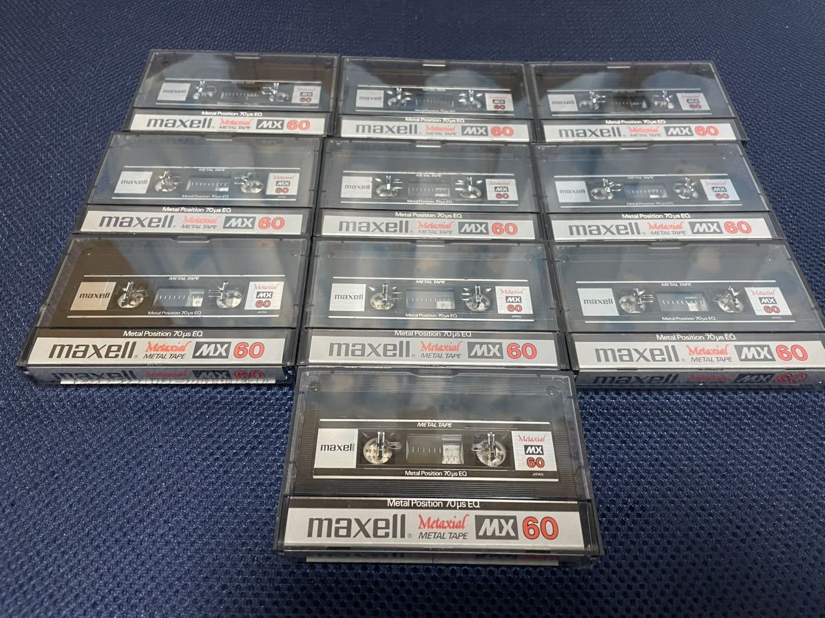MX60 maxell metaxial マクセル METAL TAPE メタルテープ 10本セット 