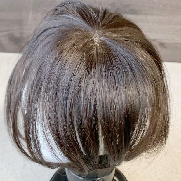 HairDre ヘアドレ L② 人毛100%ウィッグ ダークブラウン黒茶 人毛100%ウィッグ ダークブラウン黒茶 A倉庫Hair HairDreヘアドレ
