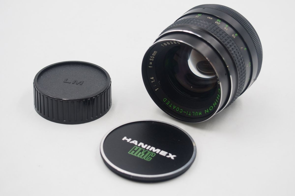 ★☆全額返金保証！最速発送！【AUTO CHINON MULTI-COATED 55mm F1.4 中期型 M42】★☆（202308-20901-kaitori）