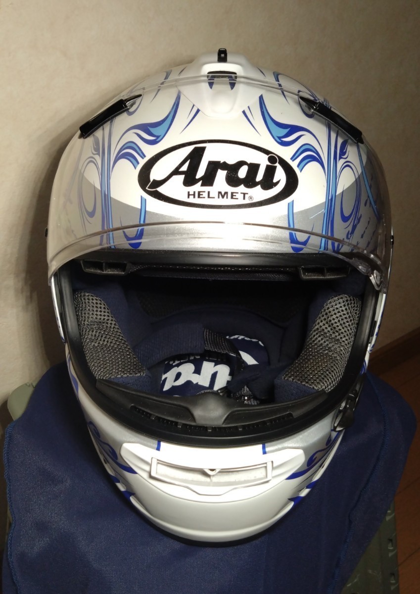 Arai VECTOR‐X STYLE BLUE WHITE【アライ ベクターX スタイル ブルー