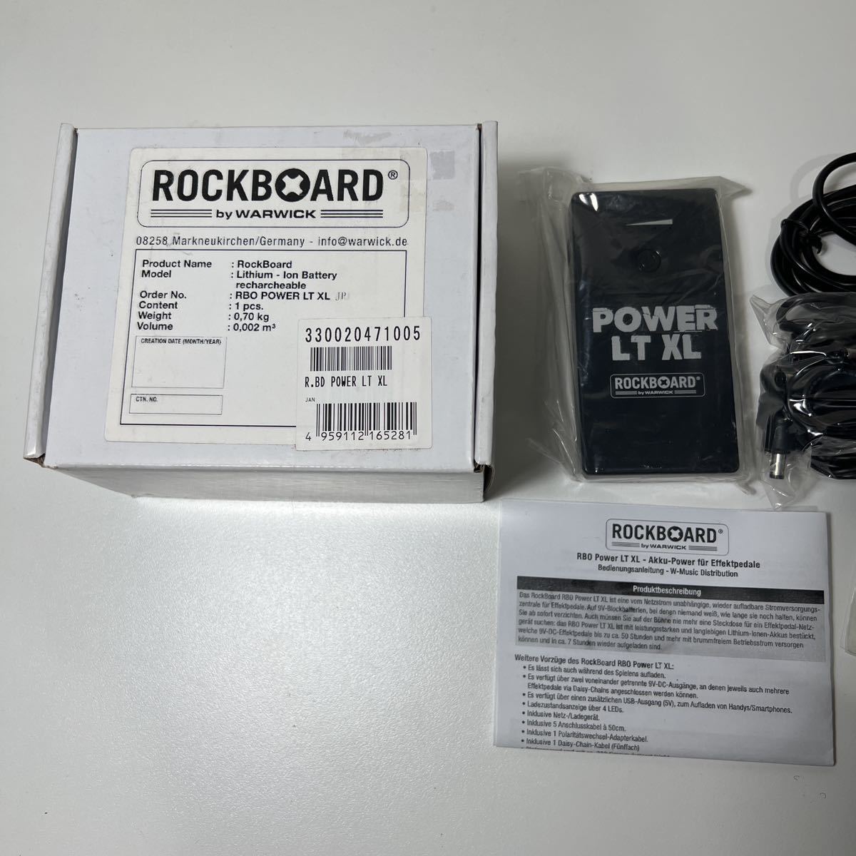 ROCKBOARD Lithium-lon Battery③