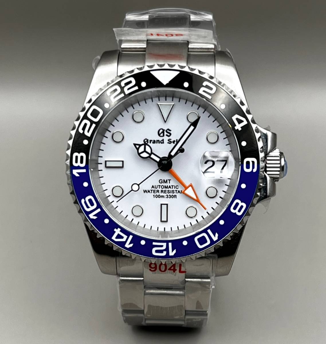 SEIKO MOD NH34 GMT バットマン カスタム 40mm ダイバーズ 手巻き