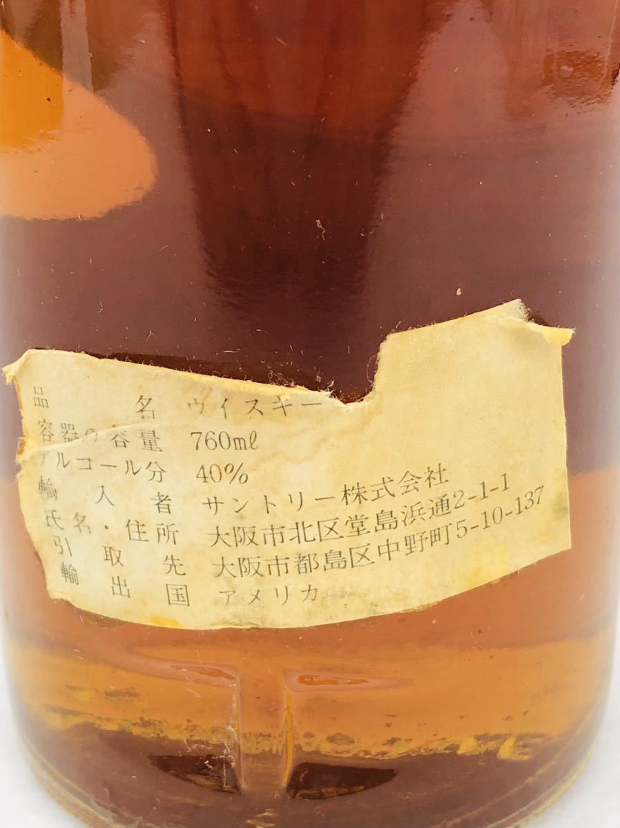 JW DANT ダント GENUINE SOUR MASH バーボン ウイスキー 特級 760ml