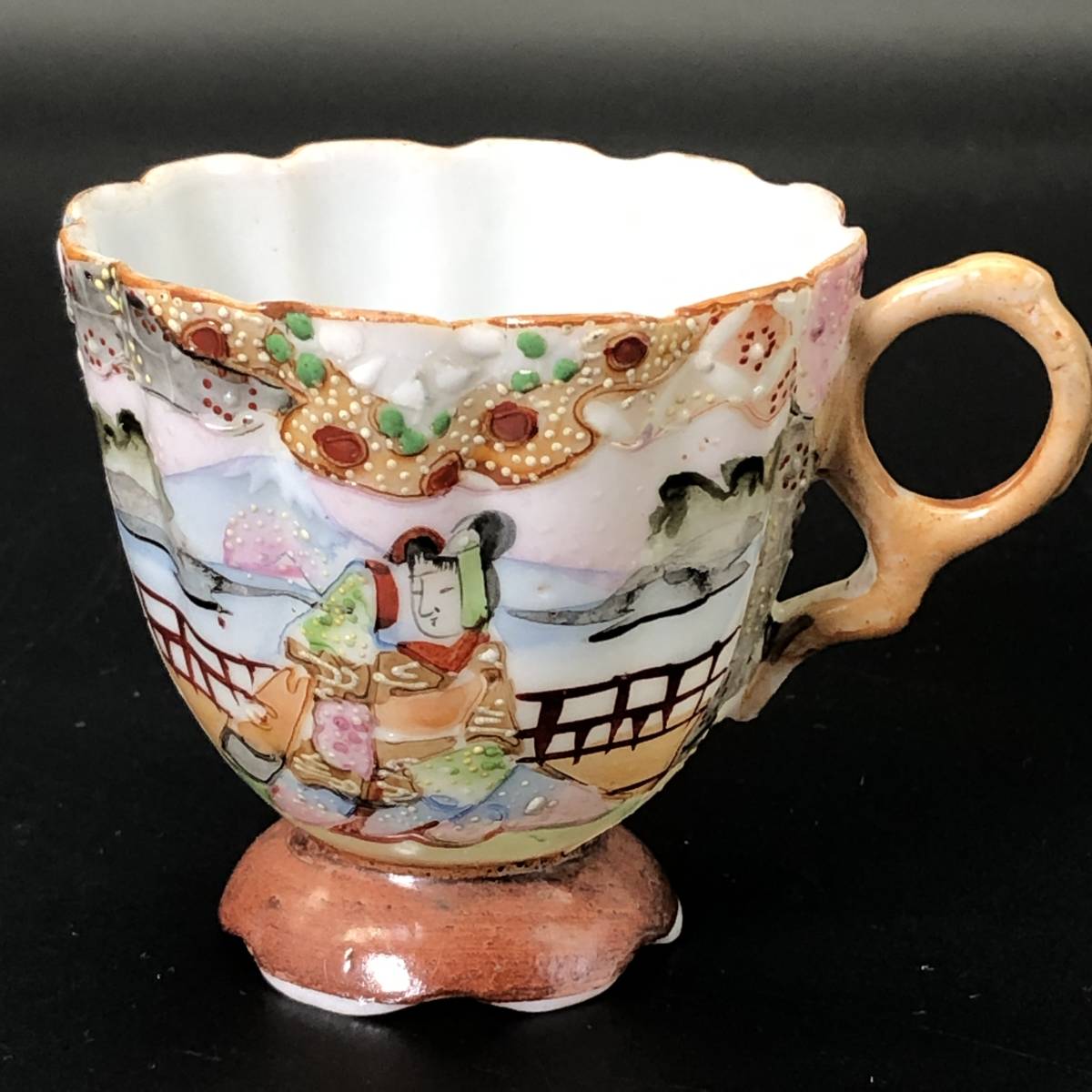 オールドニッポン 金盛上 芸妓 カップ＆ソーサー 島村製 キャビネット 