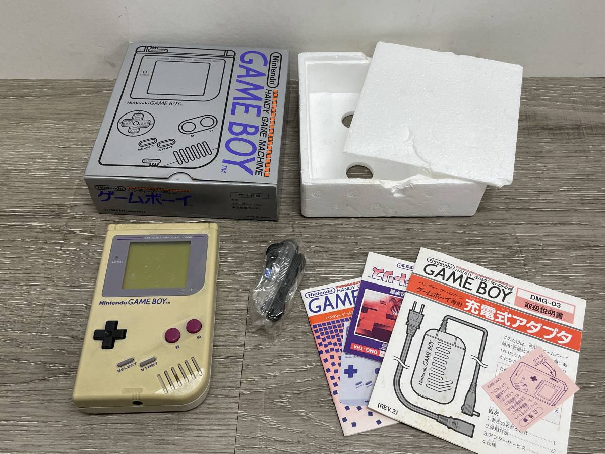 【定番，HOT】 GB ゲームボーイ ブロス グレー 本体 状態良好 本体 Nintend 箱 説明書 付属 GAMEBOY 初代 ニンテンドー 任天堂 0435(本体)｜売買されたオークション情報、yahooの商品情報をアーカイブ公開 - オーク 本体、アクセサリー