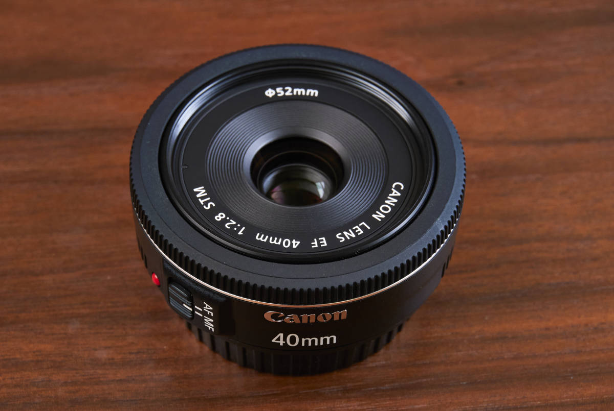 キヤノン EF40mm F2.8 STM レンズフード ES-52付き F2.8 STM EF40mm +
