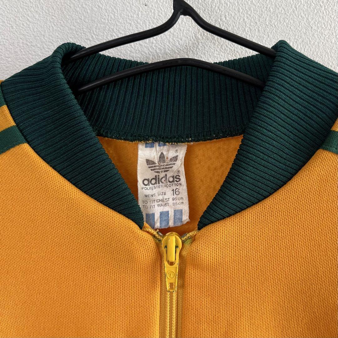 adidas アディダス 80's トラックジャケット イエロー トレフォイル