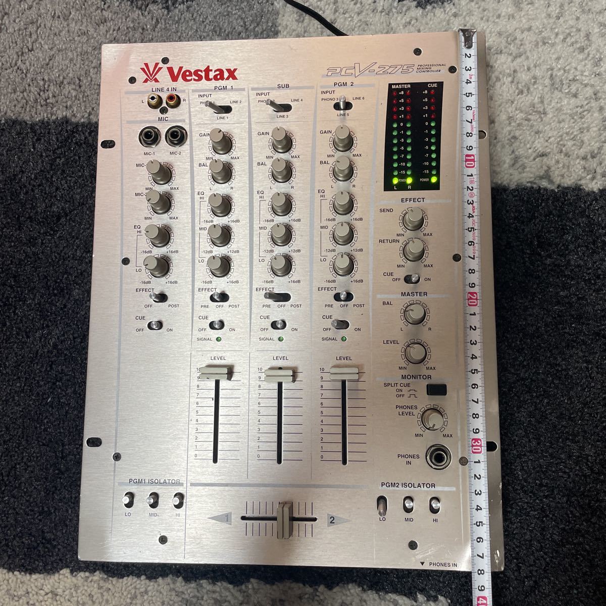 Vestax pcv-275DJミキサー ベスタクス PCV-275 DJミキサー DJ