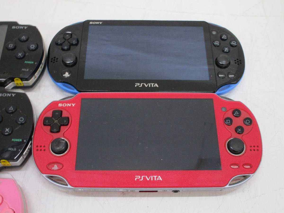 1233 SONY PSVITA PSP 本体 8台 セット まとめて PCH-1000 PSP-2000 