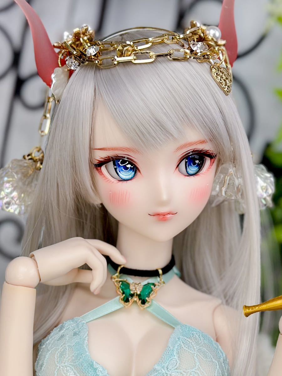 DDH-07 カスタムヘッド＋レジンアイ セミホワイト肌 DDH-07 ドルフィー 