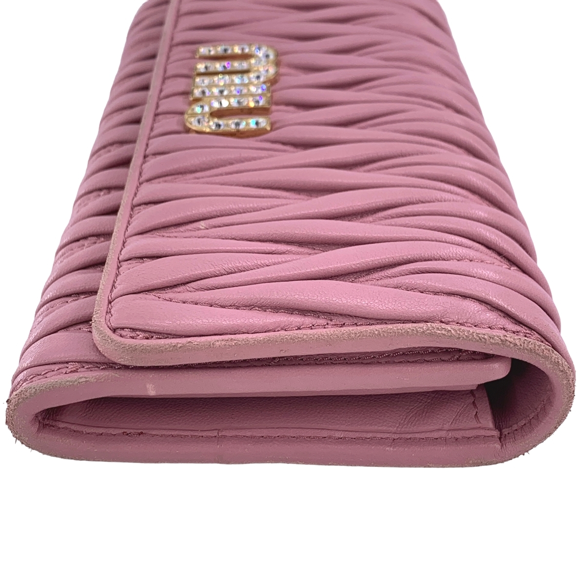 中古】 MIU MIU ミュウミュウ レディース財布 マテラッセ 長財布 