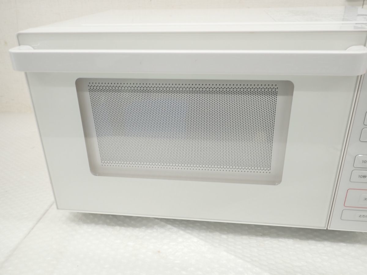 ☆営MN469-140 2021年モデル 無印良品 MJ-SER18A 電子レンジ 18L 白