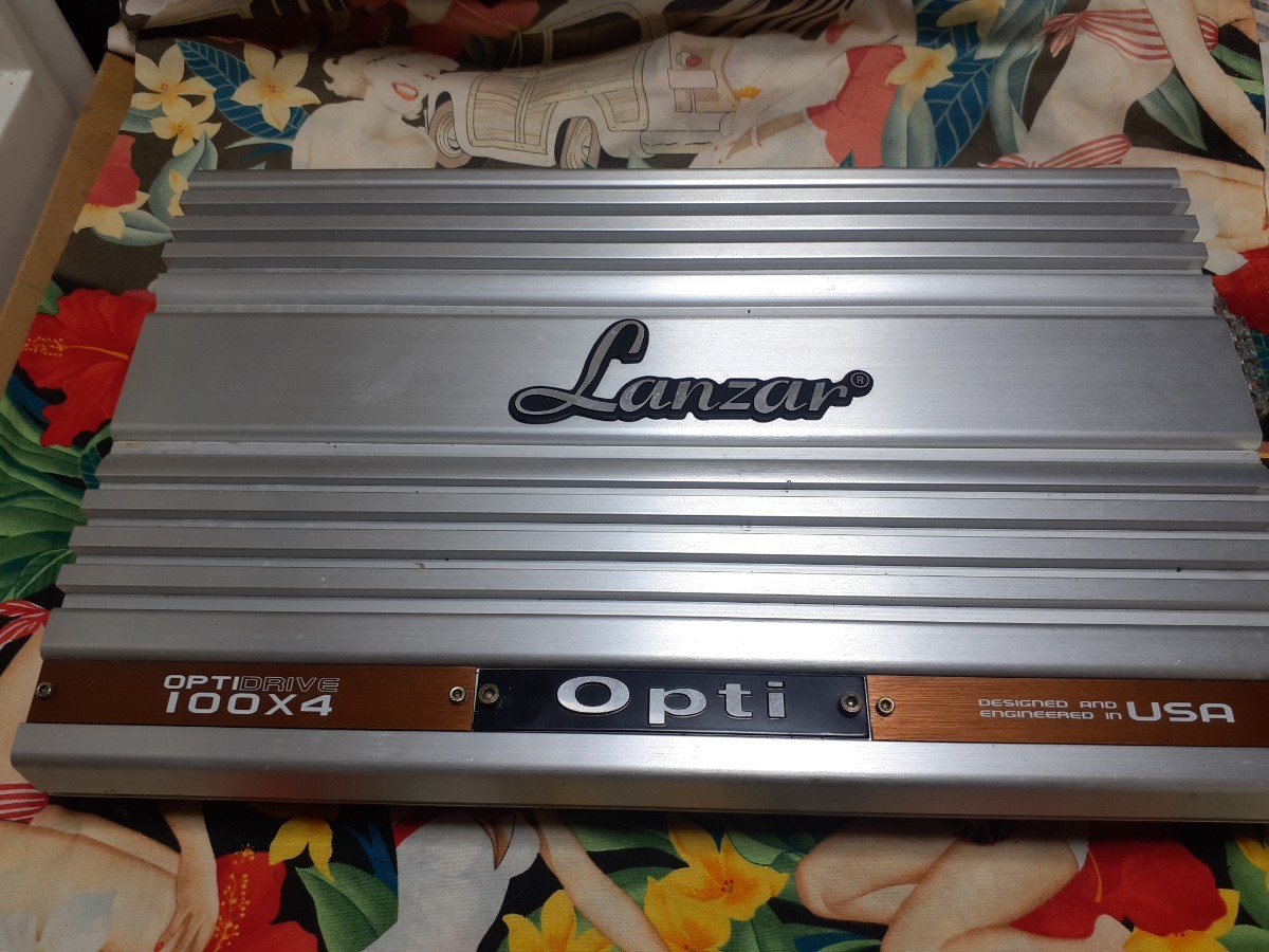 506しっかりとした低音◎ LANZER optidrive 100×4ch 他も多数出品中 アメリカ製 ランザー オプティドライブ