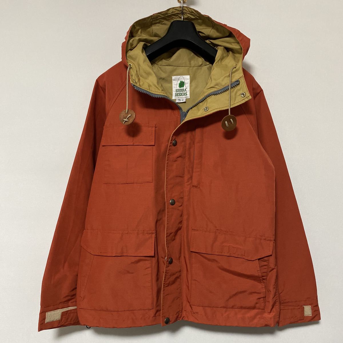 美品 アメリカ 製 SIERRA DESIGNS ショート マウンテンパーカ S シェラ 