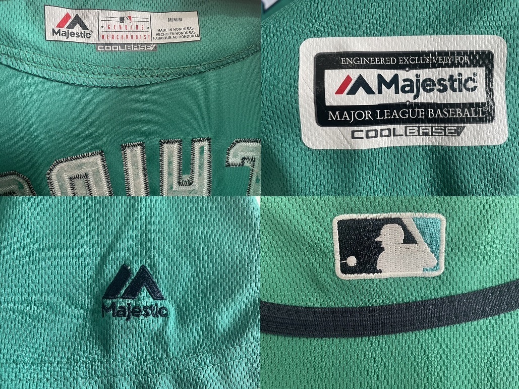 限定セール，高品質 Majestic MLB シアトルマリナーズ ジャージ#51