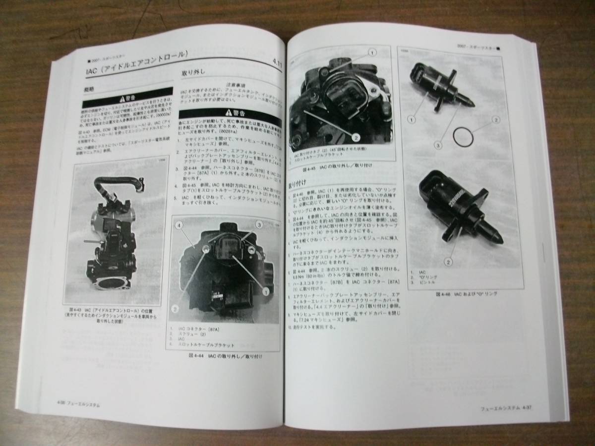 日本語版 スポーツスター サービスマニュアル 2007年 スポーツ