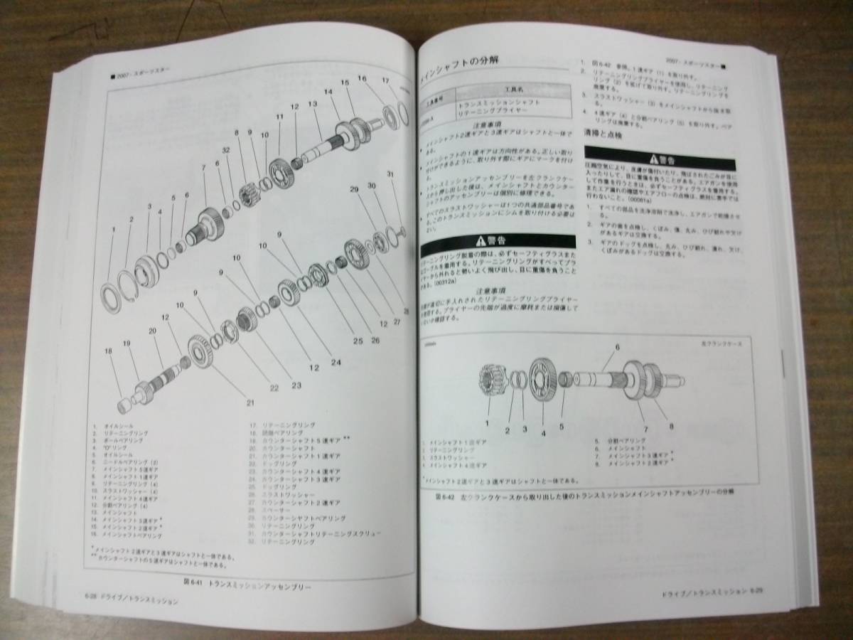 日本語版 スポーツスター サービスマニュアル 2007年 スポーツ
