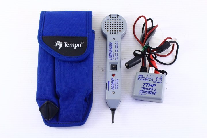 新作登場，2026 Tempo テンポ 200EP トーンプローブ ケーブルテスター トーンジェネレーター 誘導増幅器 ケース付き 通電確認のみ 10879838(その他)｜売買されたオークション情報、yahooの商品情報をアーカイブ公 その他