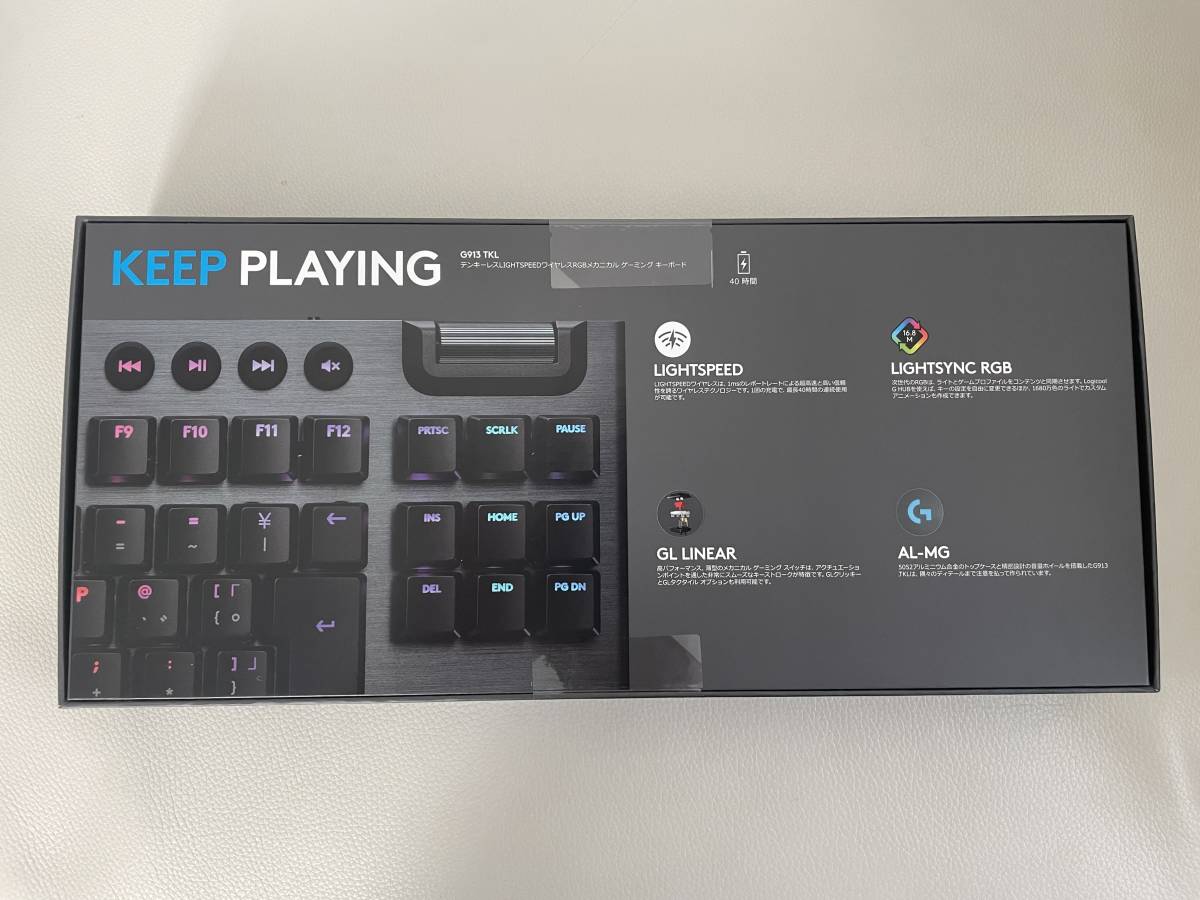 ロジクール Logicool G913 TKL LIGHTSPEED Wireless RGB Mechanical 