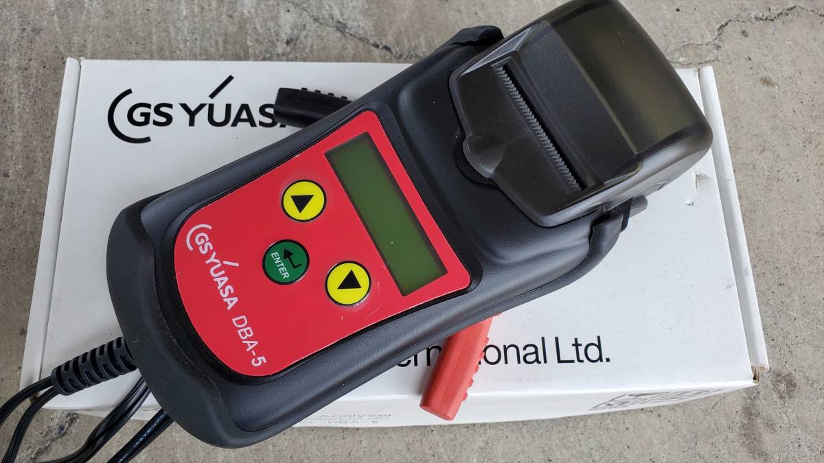 GS バッテリーアナライザー バッテリーテスター MBA-500 YUASA・GS 
