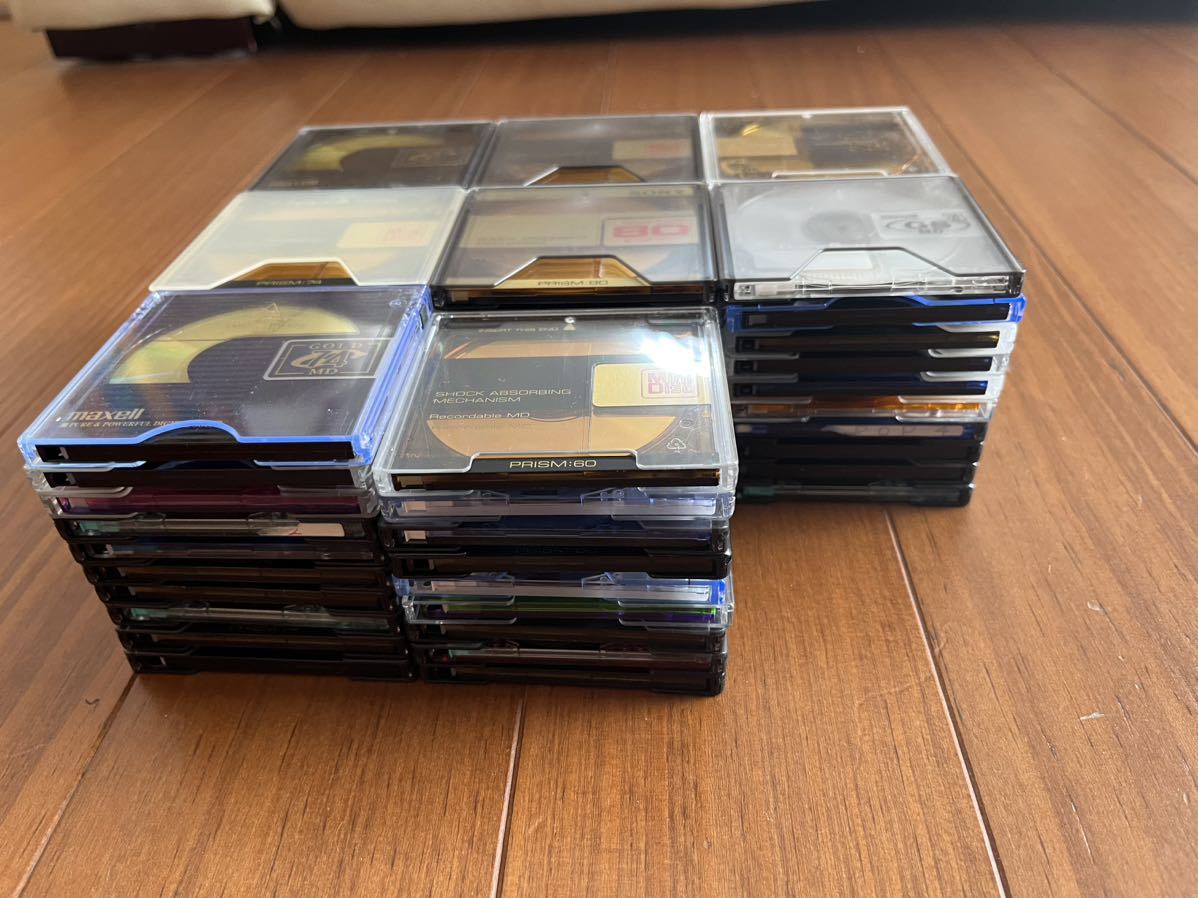MD ミニディスク まとめ売り SONY TDK maxell 80分 74分 +ケース MD ミニディスク まとめ売り SONY TDK maxell 80分 74分 +ケース