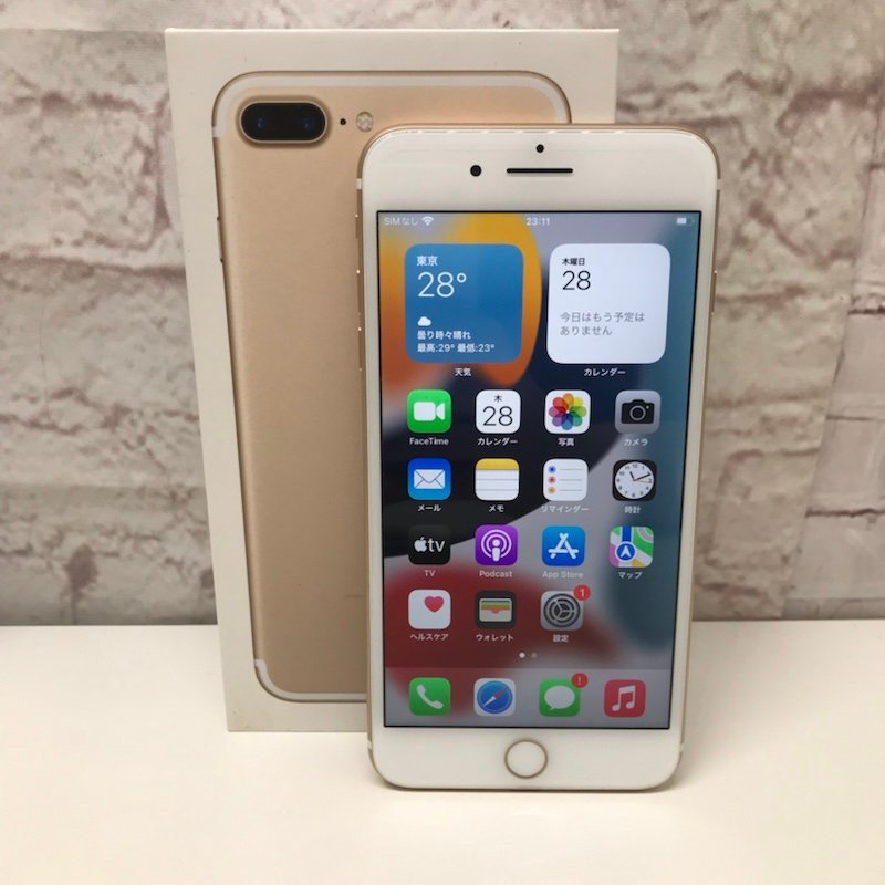 Apple iPhone7 Plus 128GB Gold MN6H2J/A A1785 docomo 利用制限 〇