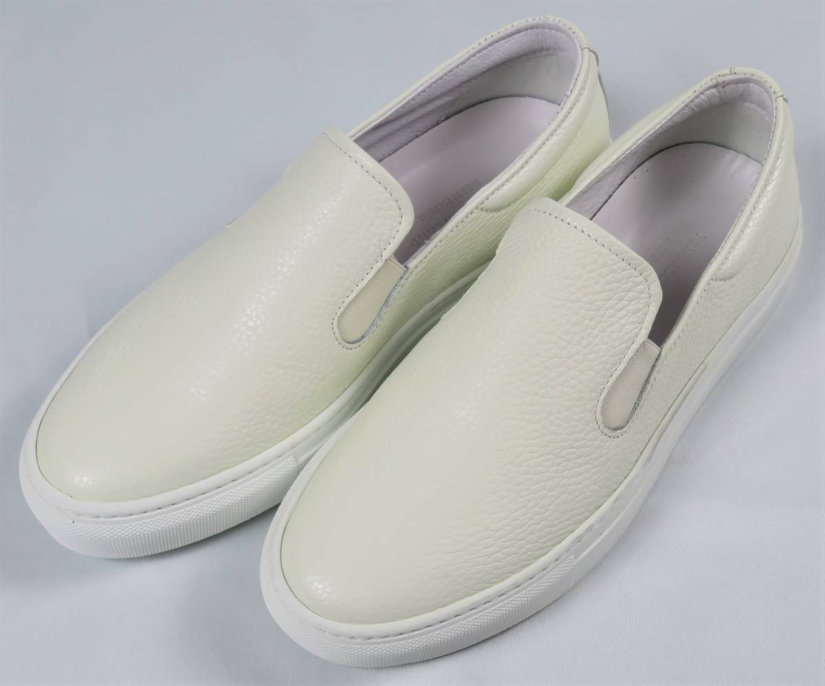 TOMORROWLAND ホワイト レザー スリッポン サイズ38 未使用品 ポルトガル製