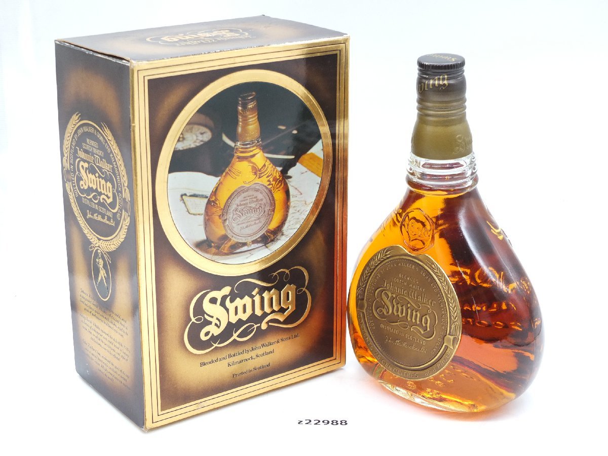 飲料・酒 Johnnie Walker Swing スコッチウイスキー 箱付き 750