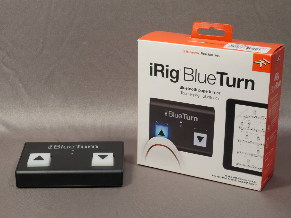 iRig BlueTurn BlueTurn IK iRig Turn Blue Gadgeteer