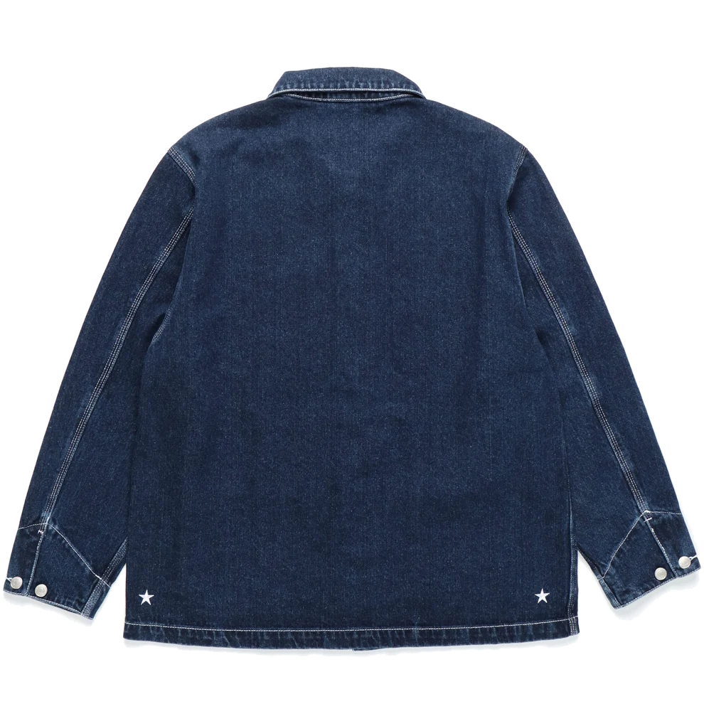 M&M CUSTOM PERFORMANCE エムアンドエム　カバーオール　XL M&M CUSTOM PERFORMANCE DENIM LOOSE FIT COVERALL JACKET Lサイズ